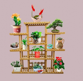 黃木紋3號置物架