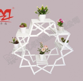 白色噴漆7號花架