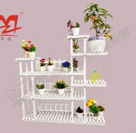 白色噴漆1號花架