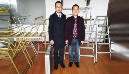 韓國客戶來我公司實地考察